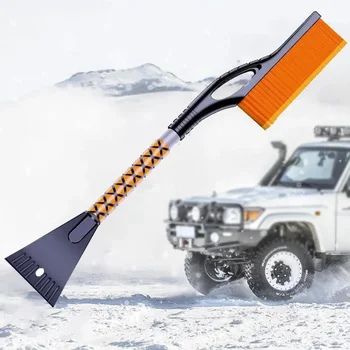 Скребок для снега, льда, щетка для удаления снега, лопата, щетка для автомобиля, инструмент для очистки лобового стекла автомобиля, зимний инструмент