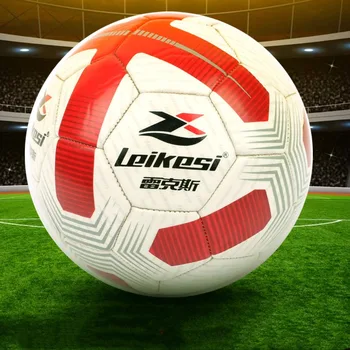 Стандартный размер 4 футбольных мяча из ПВХ, сшитых машинным способом, Прочный противоскользящий тренировочный мяч для игры в футбол для взрослых в помещении и на открытом воздухе