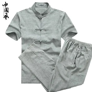 традиционный китайский для мужчин одежда с китайским драконом костюм тан брюки топы традиционная мужская одежда для кунг-фу одежда для кунг-фу мужчин