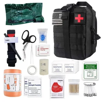 Уличная аптечка первой помощи, тактическая медицинская сумка, военная поясная сумка для охоты, кемпинга, альпинизма, аварийная сумка для выживания, объединенная в набор