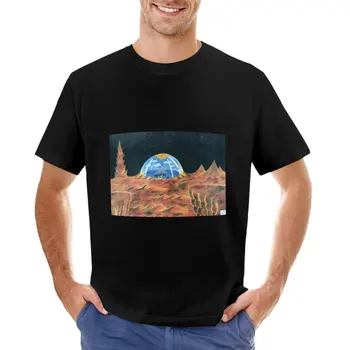 Футболка Alien Planet С коротким рукавом, футболки для спортивных фанатов, летняя одежда, футболка с коротким рукавом для мужчин