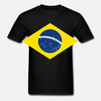 Футболка с бразильским флагом фабрики Нью-Йорка, мужская футболка, зеленая футболка, футбольная футболка Бразилия-флаг-мужчины