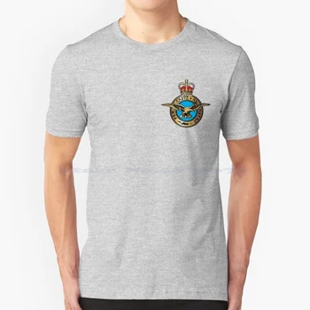 Футболка со значком Королевских военно-воздушных сил, футболка из 100% хлопка, Королевские военно-воздушные силы Великобритании, Королевские военно-воздушные силы Великобритании