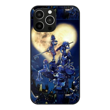 Чехол Kingdom Hearts Из Закаленного Стекла Для Iphone 14 13 12 11 Pro Xs Max Mini Xr 8 7 6S 5S Case Kingdom Hearts Sora Бампер