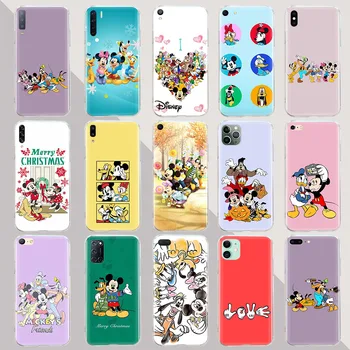 Чехол для iPhone 14 Plus 13 Mini 15 11 Pro X XS Max Clear Case Tou-85 Mickey Mouse family