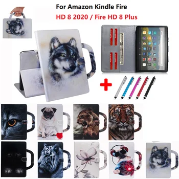 Чехол-сумка для животных для Kindle Fire HD 8 2020, защитный чехол для Kindle Fire hd 8 plus, чехол fire hd8 case 2020 Funda 10th